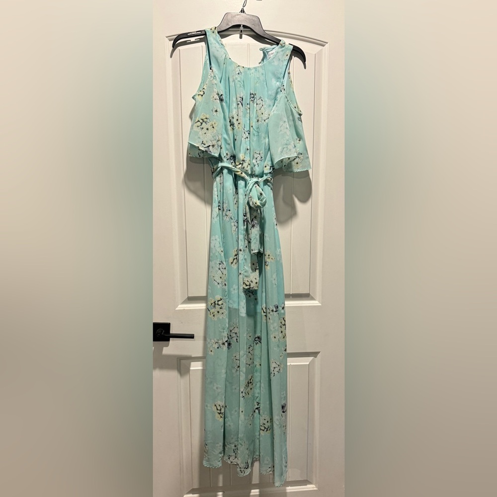 Calvin Klein chiffon floral dress